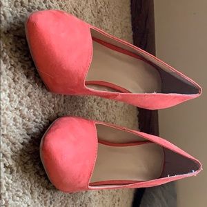 Coral heels